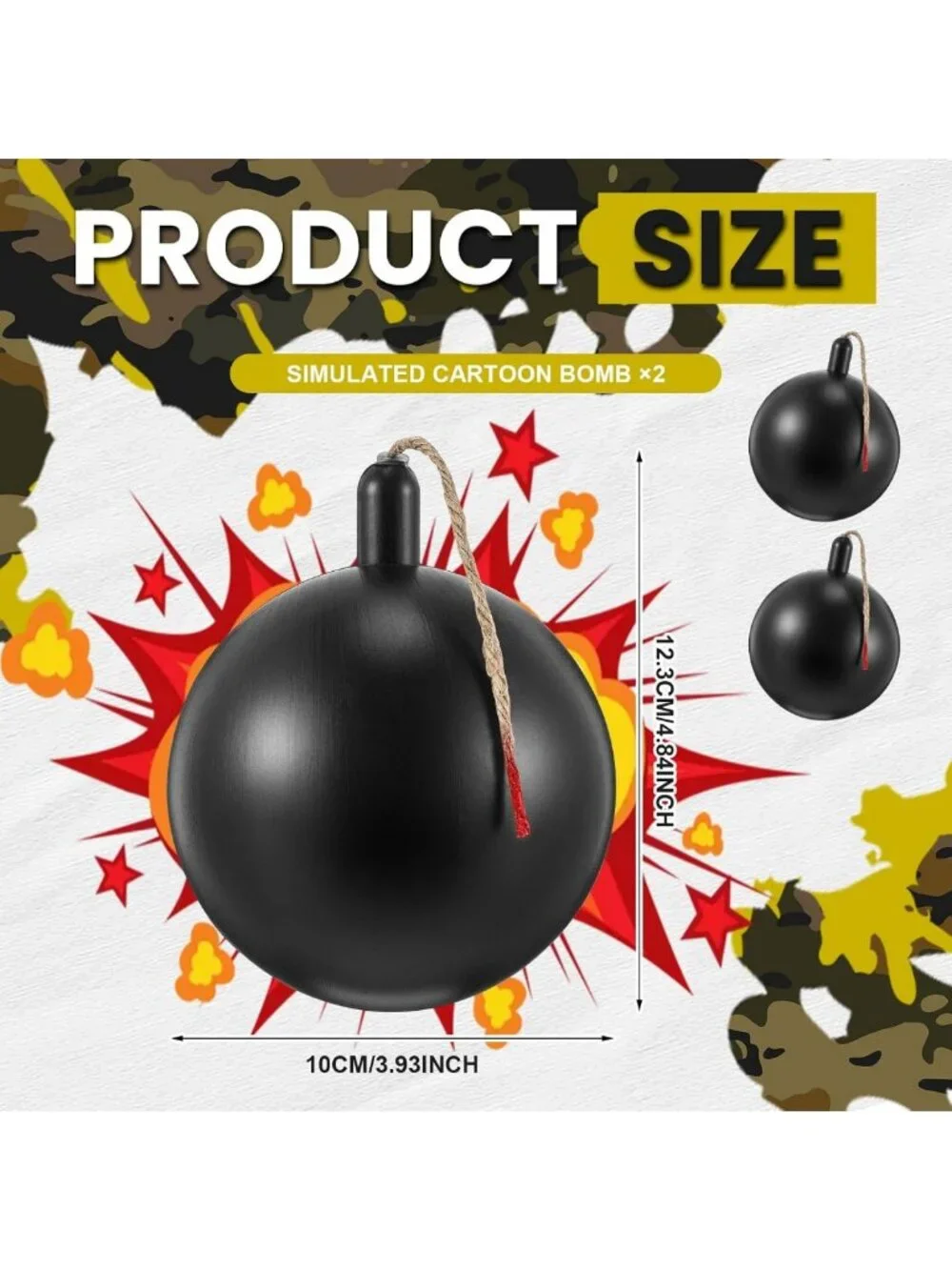 2Pcs Fake Bomb Halloween Props - 5